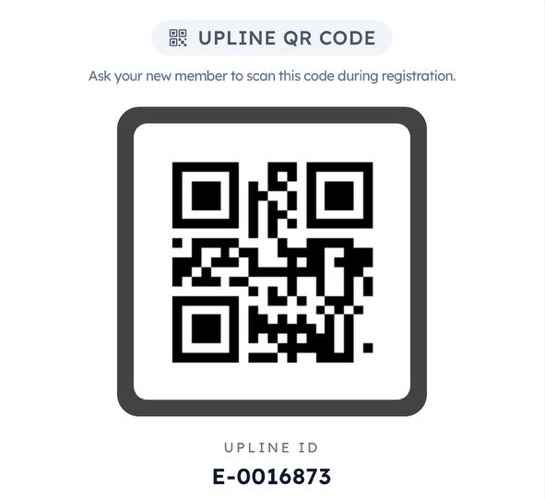 Blurred Eastel referrer QR code